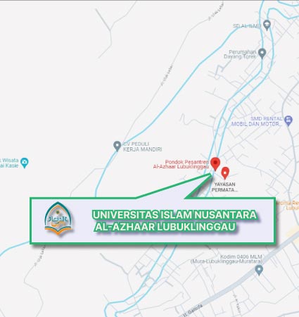 Lokasi Kampus & Peta (Google Map) Universitas Islam Nusantara Al-Azhaar Lubuklinggau Nomor